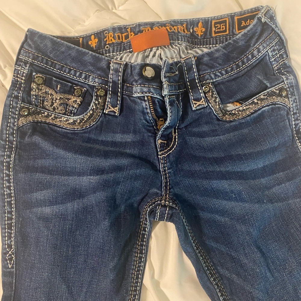 Rock Revival Women's Dark Blue Skinny Jeans